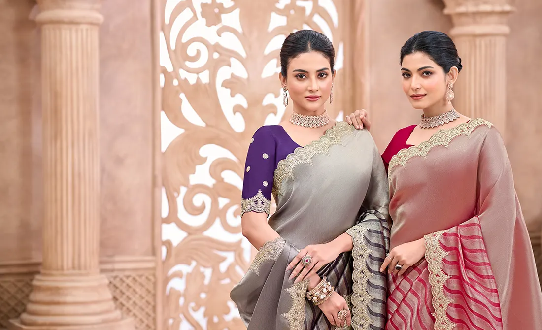 Designer Sarees in Surat | Wedding & Party Wear | Manjula Fashions
